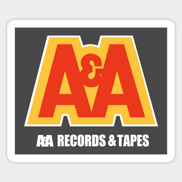 A&A Records & Tapes Music Sticker TeePublic